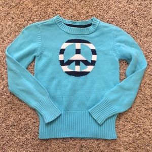 Old Navy Peace Sweater Girls Size 8 (M)